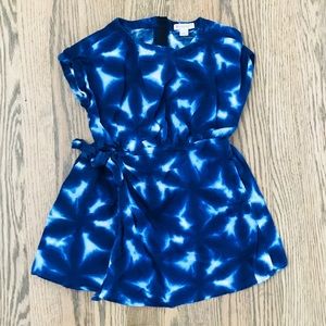 Crewcuts Tie-dye Little Girl Wrap Dress